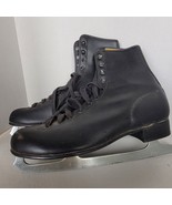 Vintage Aerflyte Black Mens Figure Ice Skates Size 11 Steel Blades Winte... - $841.63 MXN