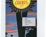 Quality Courts Motel Directory 1962 The Emblem Travelers Trust - £7.78 GBP
