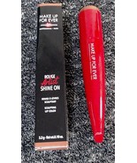 Make Up For Ever JUBILANT CARAMEL 130 Rouge Artist Shine On Lip Color NIB!  - $223.24 MXN