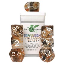 Role 4 Initiative 7-Set Dice Diffusion Volcanic Blast with Arch&#39;d4 &amp; Balance&#39;d20 - £12.71 GBP