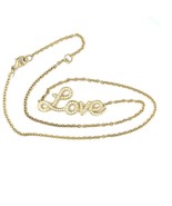 Roberto Casarin 18k Gold 0.35ct Diamond Chain Love Necklace 20 in. 16.2g - $49,436.17 MXN