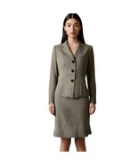 Evan-Picone Vintage Tan Taupe Blazer & Skirt Suit 10 - $59.40