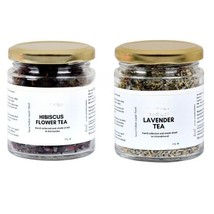 Roselle Tea | Lavender Bud Tea | 20g | COMBO Pack of 2 | Herbal Teas, Ca... - $30.49