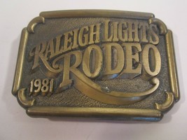 Vintage Belt Buckle Raleigh Lights Rodeo 1981 [Y113A6] - £3.79 GBP