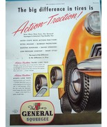 The General Squeegee Tires Magazine Advertisement Art 1947 - €6,11 EUR