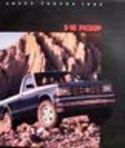 1985 Chevy Chevrolet S-10 Pickup Truck Color Brochure - $7.92