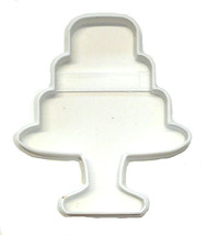 6x Tiered Cake Stand Fondant Cutter Cupcake Topper 1.75 IN USA FD2843 - $7.99