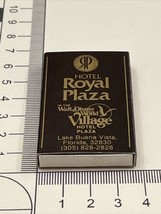 Vintage Matchbox Cover  Hotel Royal Plaza  Lake Buena Vista, FL  gmg  unstruck - £9.67 GBP