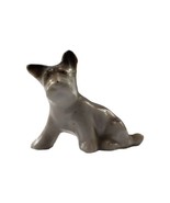 Vintage Ceramic Standing Schnauzer Terrier Mini Figurine Japan - £6.63 GBP