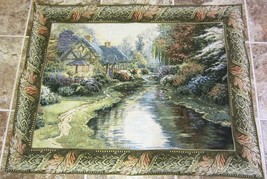 House in the meadow Tapestry - Thomas Kinkade ? - £49.51 GBP