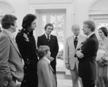 JIMMY CARTER AND JOHNNY CASH AT THE WHITE HOUSE PUBLICITY PHOTO 8X10 - $8.90
