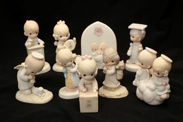9 Precious Moments Lot #2 But Loves Goes On Forever Figurine Plus 8 More - £26.47 GBP