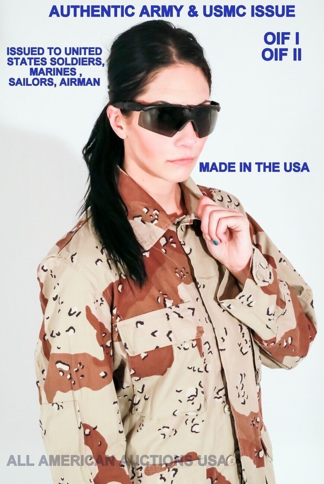 CHOCOLATE CHIP OIF I HOT WEATHER 6 COLOR DESERT STORM JACKET UNIFORM MED... - $24.47