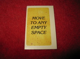 1983 Star Wars; Battle at Sarlacc's Pit Board Game Piece: ' Empty Space' Card - £0.79 GBP