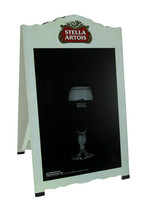 Scratch &amp; Dent Stella Artois Pilsner Beer Double Sided Chalkboard Sandwich Board - £58.65 GBP