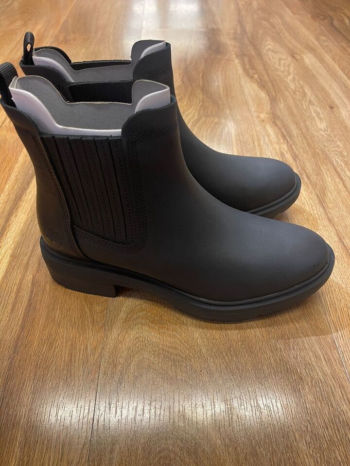 TIMBERLAND WOMENS BRIMFIELD MID CHELSEA BOOT BLACK FULL GRAIN A2PBB-W02 ALL SIZE