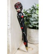 Ebros Dias De Los Muertos Day Of The Dead Sugar Skull Pen Set of 3 Ossuary - €22,31 EUR