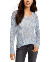 Freshman Juniors Pointelle V-Neck Sweater, Size XL - £18.70 GBP