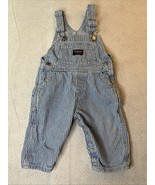 Vintage Vest Back Pin Stripe Overalls Size 12 Months - $35.00
