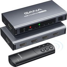 HDMI Switch 5 in 1 Out 4K 60Hz HDMI Splitter Switcher with Remote Alumin... - $69.80