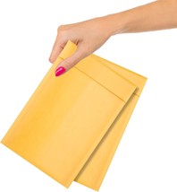 50 Yellow Kraft Bubble Padded Envelopes Mailers Self-Sealing 4x7 - £18.52 GBP