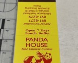 Matchbook Cover Panda House  Chinese Cuisine  Orange, CT restaurant gmg ... - $12.38
