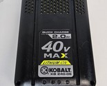 Kobalt KB 240-06 40v Max Lithium-ion Battery Quick Charge Tested Working... - $72.22
