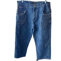 Southpole 4180 Jeans 38 Denim Baggy Streetwear Skater Hip Hop Whiskered Vtg Y2K - £33.16 GBP