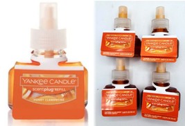 4 Yankee Candle Honey Clementine Scentplug Oil Refills-Scent Plug Orange Citrus - £22.79 GBP