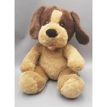 Brown and Tan Puppy Dog Build a Bear Workshop Plush Toy BAB 10&quot; Sitting ... - £8.84 GBP