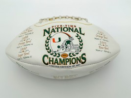 2002 National Champions Miami Hurricanes Limited Edition Football - $29.69