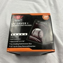 UV Saver I Semi - Rigid Card Holders (200 Pack) Protective Holder - £13.15 GBP