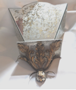 Currey and Company Mirrored Wall Sconce Gold Silver 1006 Incandescent 16... - $3,865.44 MXN