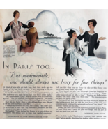 1930 Ivory Soap Flakes Advertisement Laundry Detergent Paris Antique DWWW10 - $247.64 MXN