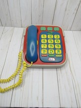 DD 1997 VTG Little Tykes real TELEPHONE childs first phone Green Yellow Blue - $49.49