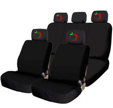 For BMW Car Truck SUV Seat Covers Set New Red Apple Design Front Rear  - £30.36 GBP