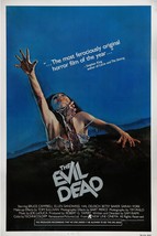 1981 The Evil Dead Movie Poster Print Ash Cheryl Bruce Campbell Horror  - £6.00 GBP