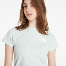 The North Face Women&#39;s W  Coordinates Tee Slim Fit Green Mist S - £28.14 GBP