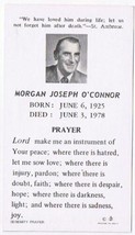 Prayer Card Morgan Joseph O&#39;Connor Serenity Prayer - £1.57 GBP