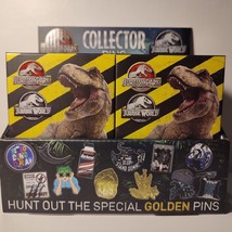 Jurassic Park Collector Pins Series Case Of 12 Boxes Official Movie Collectibles - £77.31 GBP