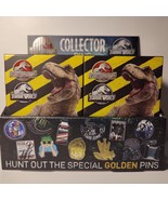 Jurassic Park Collector Pins Series Case Of 12 Boxes Official Movie Coll... - £75.91 GBP