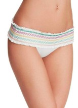 Isabella Rose Colorful Smocked Bikini Bottoms Large 10 12 White Crystal ... - $31.88