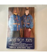 Indygo Junction IJ445 Jacket From Jeans 1996 Pattern Vintage Sewing Craft - £9.33 GBP
