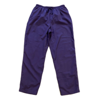 Koret Windbreaker Pants ~ Sz L ~ Purple ~ High Rise ~ 30&quot; Inseam ~ Elastic Waist - £17.68 GBP