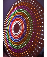 Buda Budismo Hindú Decoración LED Spinning Halo Light 50 cm Adoración... - $363.71