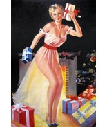 24x36 inches Rep. Gil Elvgren  stretched Oil Painting Canvas Art Wall De... - $250.00