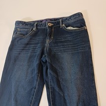 Levis Women's Size 14 Reg The Knit Jeans Blue Denim Stretch Elastic Waist Girls image 8