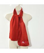 ATLANTA BOTANICAL GARDEN Red SCARF Rectangle 70x9 Acrylic UNISEX - $11.87
