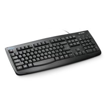 Kensington Pro Fit USB Washable Keyboard, Black (K64407US),17-3/4&quot; Width - $55.99