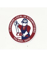 UA Local 50 Toledo PLUMBERS &amp; STEAMFITTERS retro Sticker 2.5" - $4.00